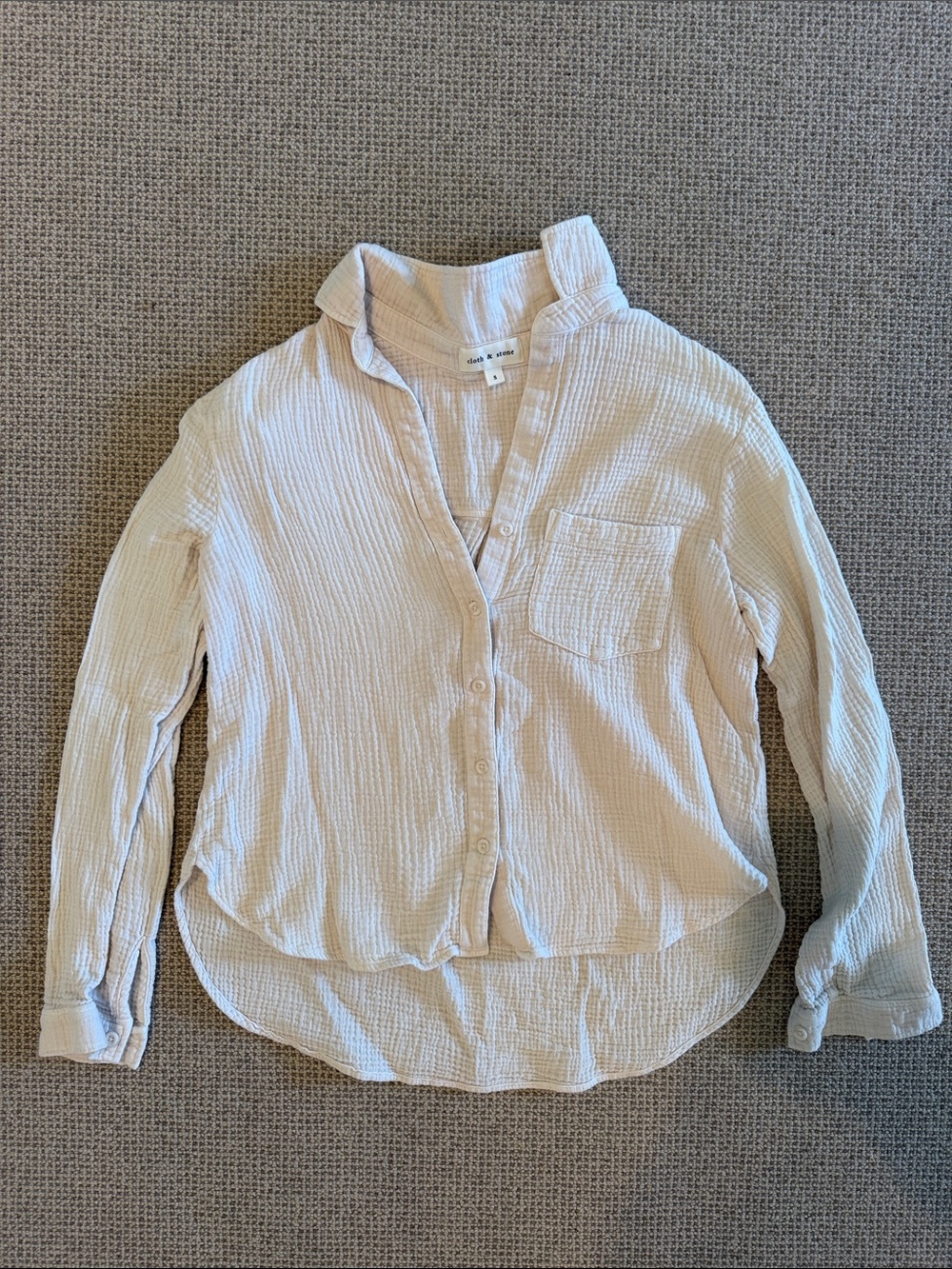 Cloth & Stone textured button down - size S